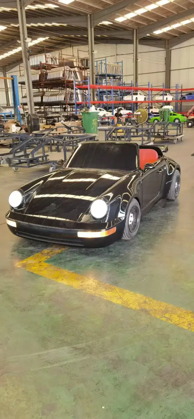 964-Inspired Retro Go-Karts — two-seat image for commercial closed-venue electric go-kart buyers