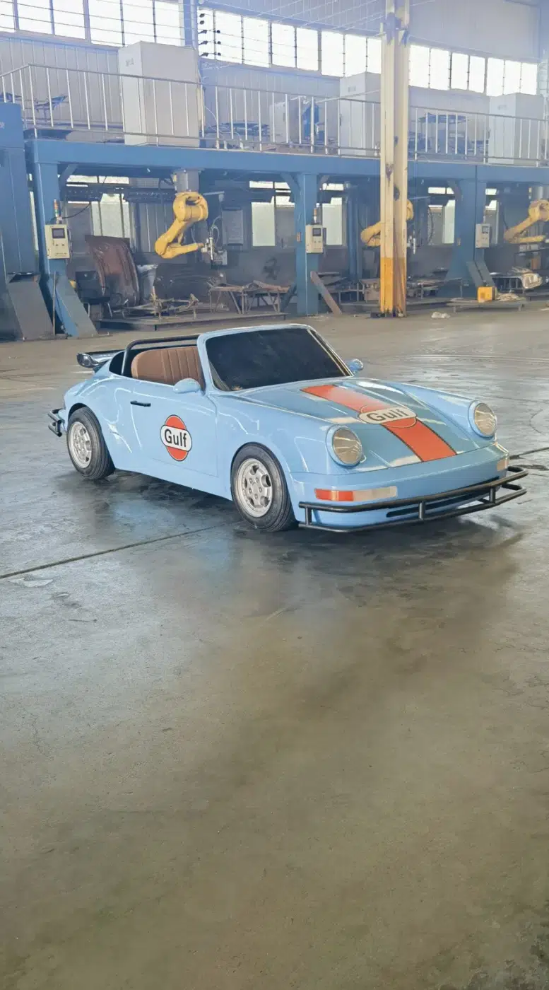 964-Inspired Retro Go-Karts — two-seat image for commercial closed-venue electric go-kart buyers