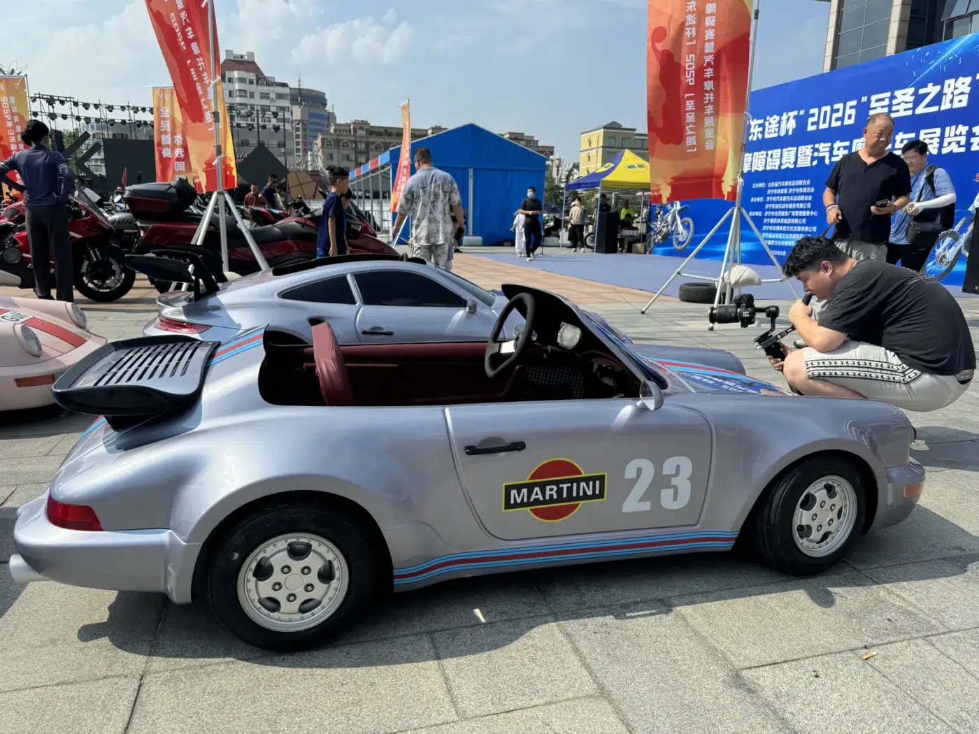 964-Inspired Retro Go-Karts — two-seat image for commercial closed-venue electric go-kart buyers