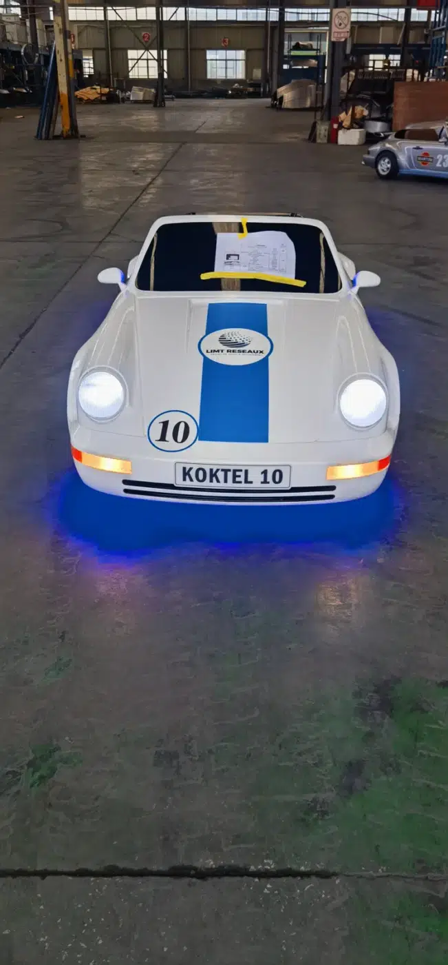 964-Inspired Retro Go-Karts — two-seat image for commercial closed-venue electric go-kart buyers