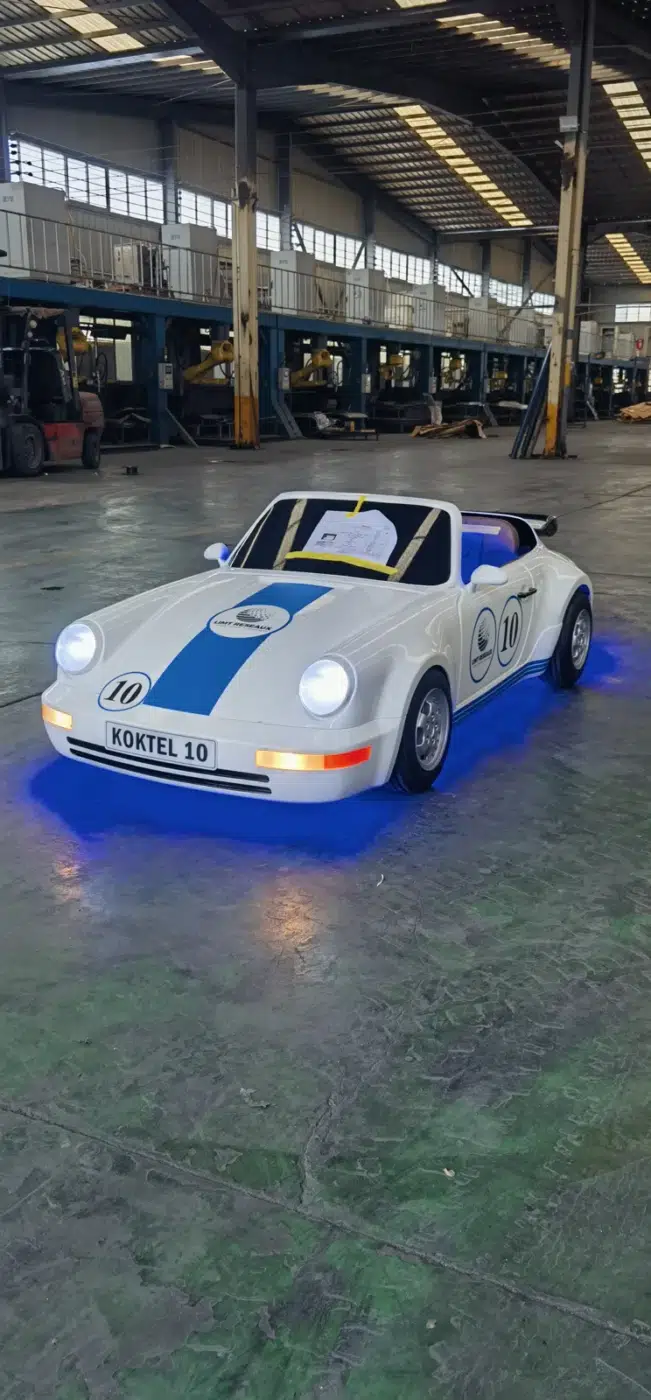 964-Inspired Retro Go-Karts — two-seat image for commercial closed-venue electric go-kart buyers
