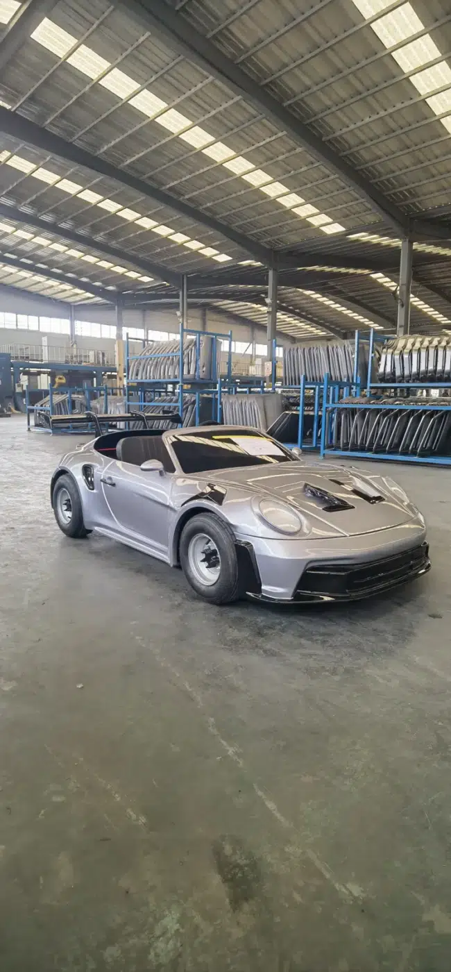 GT3-Style Two-Seat Go-Kart — two-seat image for commercial closed-venue electric go-kart buyers