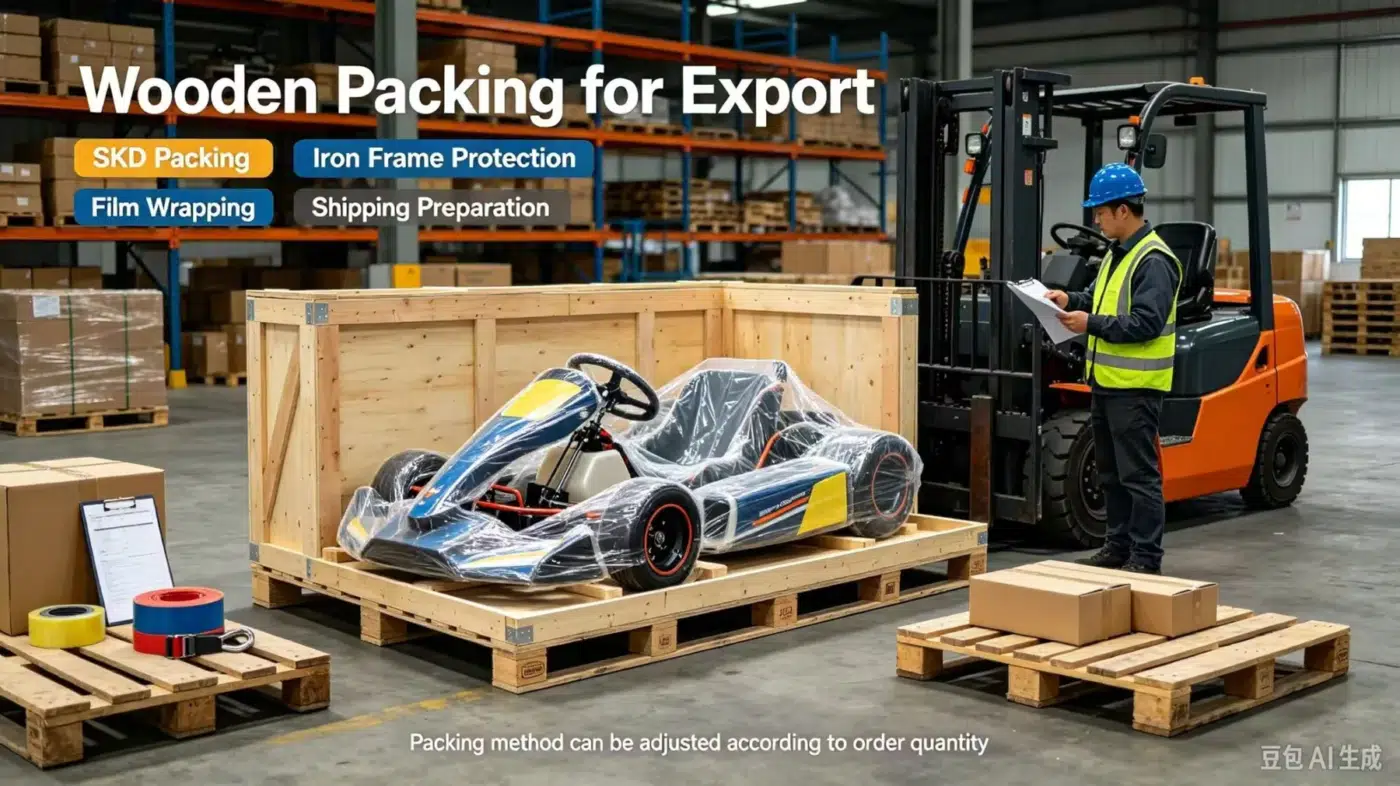 Wooden export packing concept; illustrative export packing reference, loading quantity and packing method require confirmation