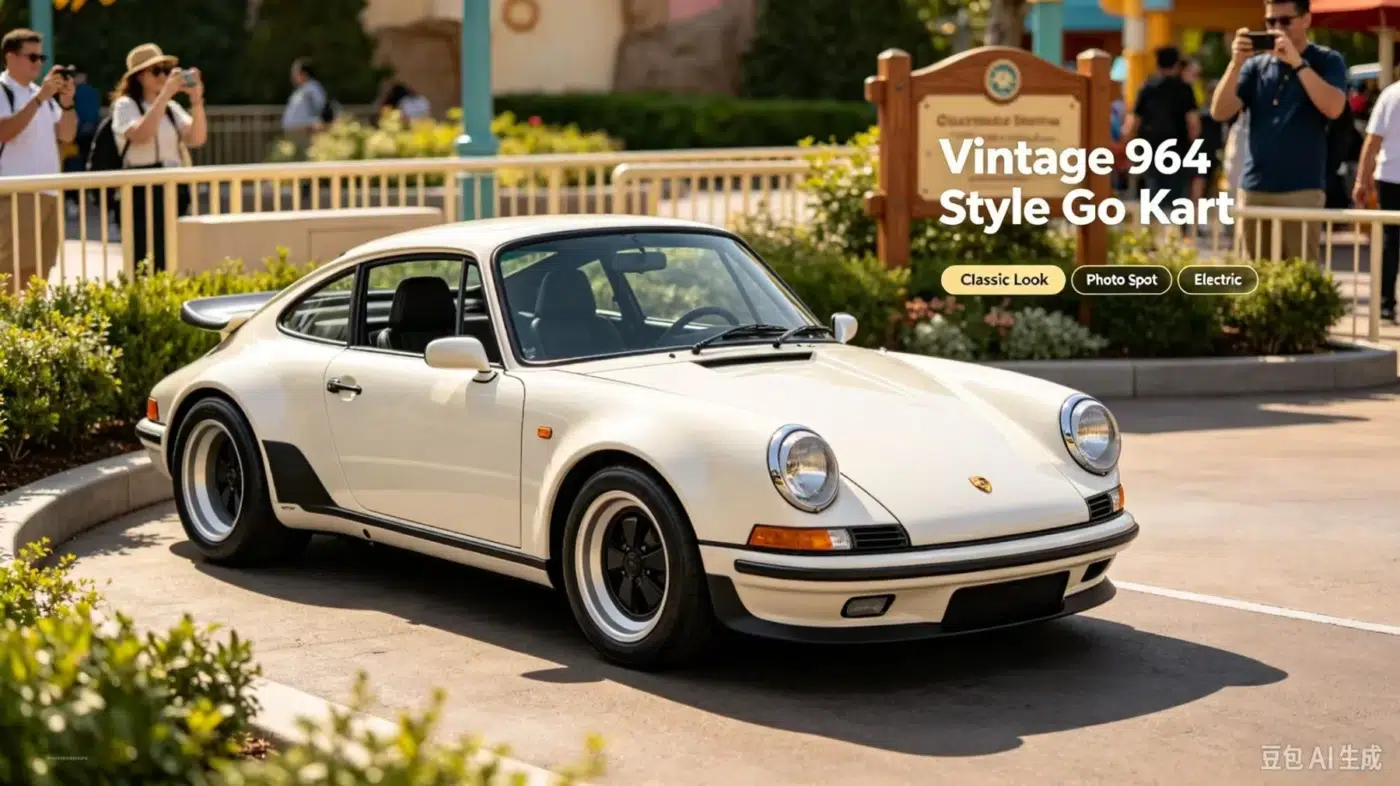 964 retro-style go-kart concept reference image