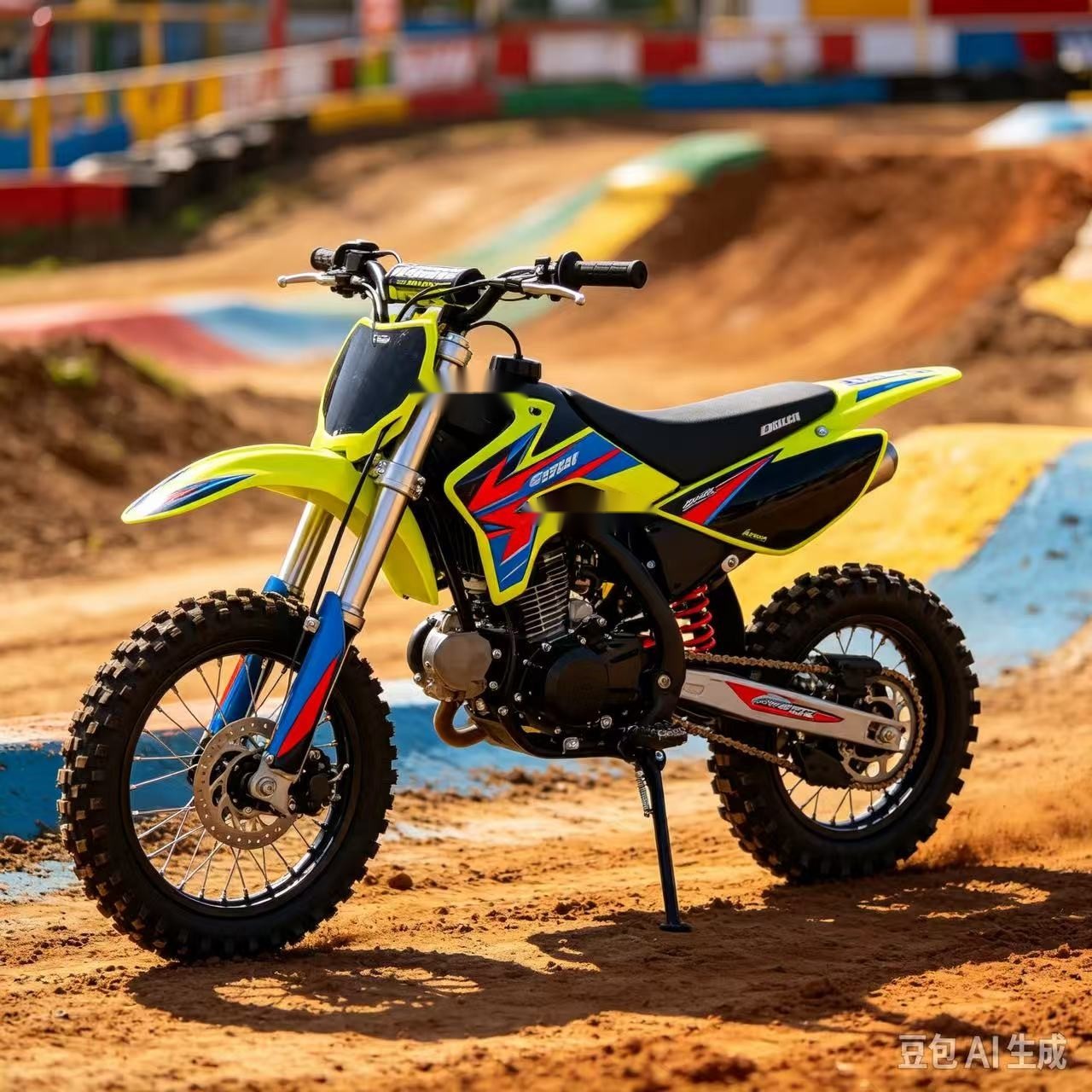 Land Amusement Motorcycles product image: lime offroad motorcycle